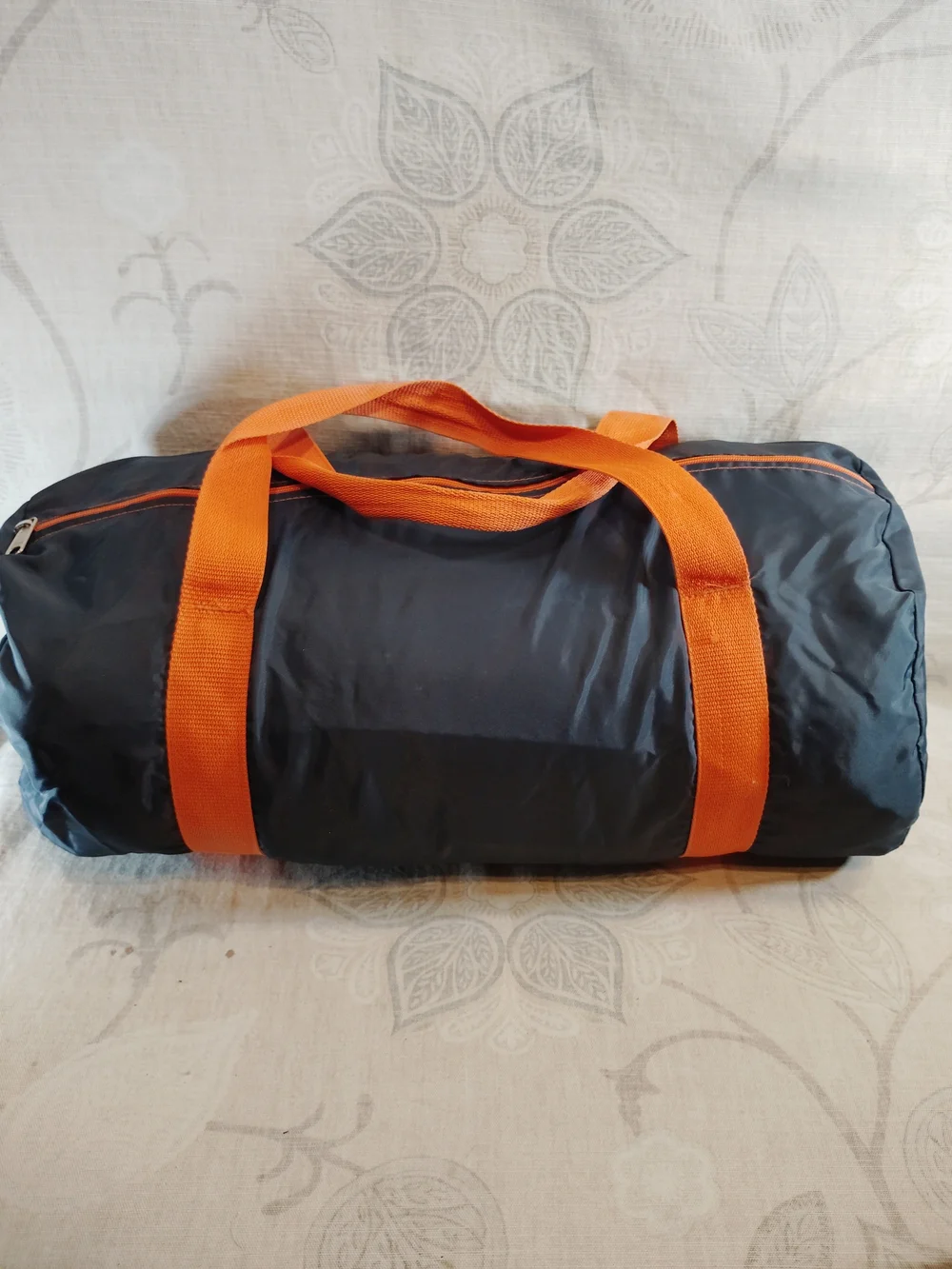 Bears Navy and Orange Duffel Bag